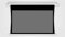 SHOUXK 3D Silver Grey In-Ceiling Tab-Tension Projection Screen, 72 (1.5 Gain, 80° Viewing Angle), PVC Material, Automatic Operation, Ceiling Mount