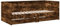 vidaXL Tagesbett, Gästebett mit 2 Schubladen mit Rollen, Schlafsofa für Schlafzimmer, Bettsofa Sofabett Daybed Bett, Räuchereiche 75x190cm Holzwerkstoff