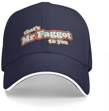 CWCMZDH Baseballmütze Baseballkappe Mr Faggot to You Baseball Cap Custom Cap Rave Hut für Frauen Männer