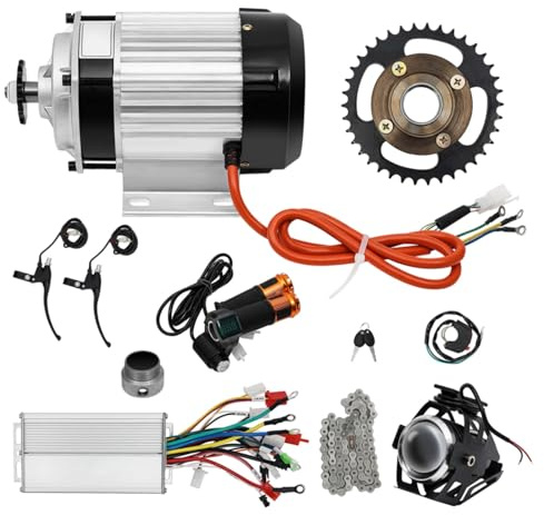 DAOHHFO 48V 750W Elektro Dreirad Motor Umbausatz Elektrischer Bürstenloser Motor Set Umbau Controller Kit Elektro Dreirad Kit Max Tragfähigkeit 300KG für DIY Fahrräder Dreiräder