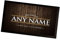 BW101 Barmatte, personalisierbar, mit Ihrem Namen Bar, Holz-Effekt