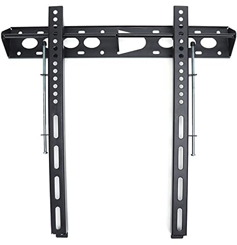 Tv Wall Mount, Tv Hanger Wall Mount Wall Mounted Tv Stand, Cold Rolled Steel Plate Television Bracket, Universal Tv Holder 55 Inch Tv Wall Mount with Screw for Hotel Lobby,