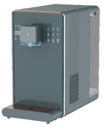 Auftisch Osmoseanlage Umkehrosmoseanlage Wasserfilter Mineralisierung Heißwasser Eiswasser 6°C - 100°C RETEC Easy-Touch