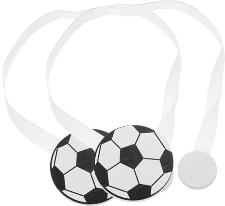 GREENADSCAPE 2 Stück Fußball-Vorhang-Raffhalter Gardinenhalter Riemen Kein Bohren Erforderlich Für Wohnzimmer Schlafzimmer Büro