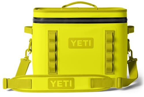 YETI Hopper Flip 18 Cool Bag, Portable & Insulated Backpack Cooler, Firefly Yellow