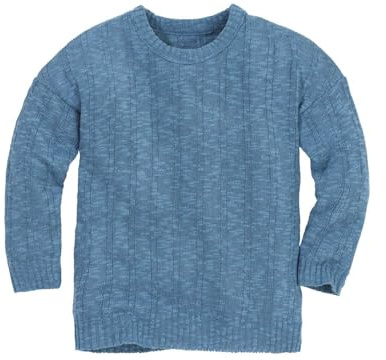 Disana LEINEN-Pullover Kinder-Sommer-Strick-Sweater | Bio-Baumwolle kühlendes Bio-Leinen | Frühjahr Sommer | Baby Kleinkind Kind Unisex | Made in Germany | GOTS IVN Zertifiziert