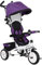 HOMCOM Tricycle bébé évolutif 6 en 1 vélo Poussette bébé avec poignée de poussée, auvent Amovible, Ceinture de sécurité à 5 Points, Rangement, Repose-Pieds, Frein, pour Enfants de 1 à 5 Ans, Violet