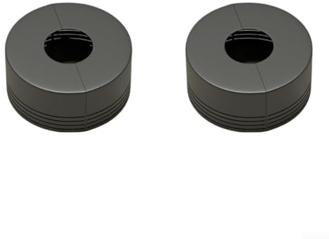 Elegante dekorative Abdeckung für Wasserleitungen in Duschen, verstellbares und benutzerfreundliches Design (grau)
