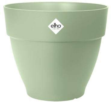 elho Vibia Campana 55cm Blumentopf - Pistazien Grün | Ø 54.5 x H 47 cm | Für den Außenbereich geeignet | 100 % recycelter Kunststoff