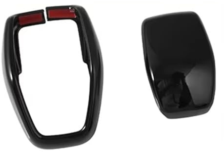 Car Interieur Verkleidung Auto-Schaltknauf-Schaltkopfabdeckungsverkleidung Für Toyota Für RAV4 2019-2024 Für RAV 4 XA50 Für Hybrid-ABS-Carbon-Zubehör Car Interieur Dekor(Black)