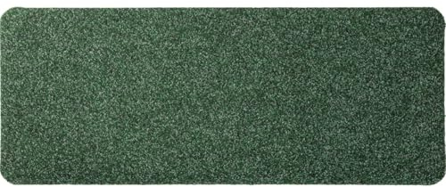 ANRO Schuhparkplatz Fußmatte rutschfest Fußabtreter Schmutzfangmatte Indoor Sauberlaufmatte schmal Abtropfmatte für Eingang Uni Grün 25 x 60 cm