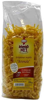 Schmids No 1 Bandnudeln schmale (4mm) 500g | vorzüglich im Geschmack und herzhaft im Biss