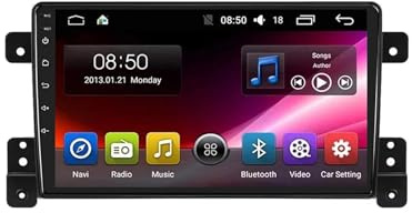 Car Radio para Suzuki Grand Vitara 3 2005-2015 9 Pulgadas Android 15 Autoradio con Wireless Carplay Android Auto para, 4 Core 2G+64G