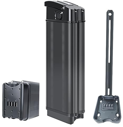 36V 8Ah 10Ah 12.5Ah 15Ah 18Ah 20Ah 25Ah Elektrofahrrad Batterie Mit Ladegerät, 4 Pin Grundplatte, E-Bike Akku Hochleistungsakku Für 250W-1000W Motor