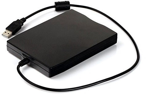 axGear Externes Diskettenlaufwerk (1,44 MB, 8,9 cm (3,5 Zoll), USB