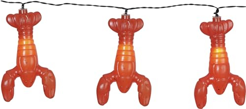 Star 726-86, Crayfish Lichterkette, Plastik, Rot, 8.0 x 210.0 x 13.0 cm