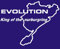 Mitsubishi evo Nurburgring king sticker