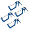 Tooltime® 4 Pack One Handed 150mm (6) Ratchet Clamp Quick Release