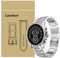 LvBu Armband Kompatibel mit Michael Kors Bradshaw 2, Classic Edelstahl Uhrenarmband für Michael Kors Access Gen 5 Bradshaw Smartwatch (Silber)
