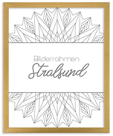 BIRAPA Stralsund Cadres Cadre Photo Sous Verre avec Vitre en Verre Synthétique Antireflet Naturel 30 x 45 cm