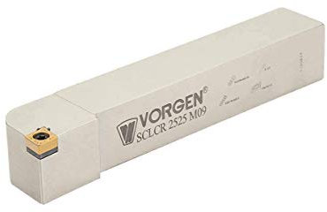 SCLCR oder SCLCL Drehhalter Drehmeißel für CCM.-Wendeplatten VORGEN HM Platte, Größe: CCMT09T304 Wendeplatte