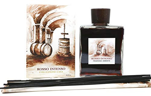 Raumduft - intensives Rot - 250 ml komplett mit Stäbchen - Made in Italy ...