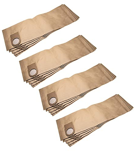 vhbw 20x Staubbeutel Ersatz für Metabo 6.31349 | 631349000 für Staubsauger - 35,5cm x 24,8cm braun