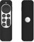 FTRONGRT Silikone Schutzhülle für Apple TV 4K 2021 Fernbedienung, Flexibles Silikon, Anti-Drop und Anti-Kollision, Hülle für Apple TV 4K 2021 Fernbedienung.Schwarz