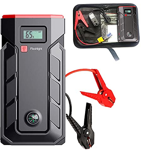 7HAHA3 Booster de Batterie Au Lithium Automatique pour Démarreur de Voiture 20000mAh 12V pour Véhicules, Camions, SUV, Bloc d'alimentation Portable avec Charge Rapide USB