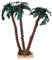 Holyart Deifach-Palme,30 cm H, geeignet für eine 16-20 cm Krippe