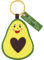 H:)PPY life Unisex Happy Life Schlüsselanhänger Motiv Avocado | Anhänger mit Schlüsselring, Anhänger für Tasche, Rucksack | 47568 Schlüsselanhänger, Gelb, 11,5 cm