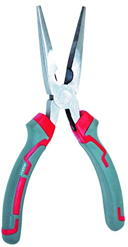 Outeels Long Nose Pliers 8 inch - Precision Needle Nose Pliers with Wire Cutters - Pack 1