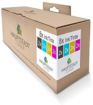 8X Hauptstadttoner Tintenpatronen kompatibel für Brother MFC 5490 CN, MFC 5890, MFC 5890 CN, MFC 5895, MFC 5895 CW, MFC 6490, MFC 6490 CW, MFC 6690, MFC 6690 CW, MFC 6890 ersetzen LC-1100VAL