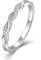 Starnny Damen Ringe Sterling Silber 925 Infinity Unendlichkeit Ringe 3A Cubic Zirkonia Verlobungsring für Damen,62