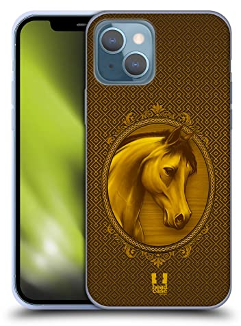 Head Case Designs Adelig Jahr des Pferdes Gelhülle [Militärischer Schutzgrad] Kompatibel Mit Apple iPhone 13 Und Kompatibel Mit MagSafe