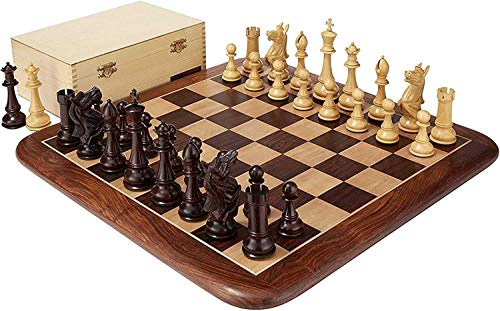 Chess Sets and Boards Rosewood Set & Storage Box - 6 King Height Intelligence, Exchange Game Party Z