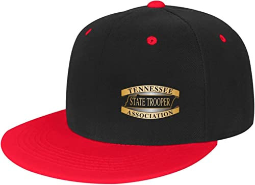 Tennessee State Troopers Association Baseball Cap Classic Snapback Hat Cap Hip Hop Style Flat Bill Adjustable, Fotofarbe, One size