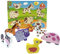 RB&G Holzpuzzle mit großen Teilen Spielzeug für Babys - Safaritiere Bauernhof Puzzle für Kinder ab 1 Jahr Puzzle Baby (Farm)