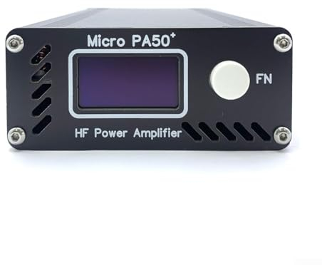 PETSTIBLE PA50+ Standwellen-Messgerät, Mikro 50 W, 3,5–28,5 MHz, Hochfrequenz-Tiefpassfilter, 3,3 cm OLED-Bildschirm