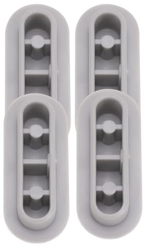 OSALADI 4pcs Toilet Seat Bumper Pads Toilet Rubber Buffers Rubber Toilet Bumpers Toilet Spacers Toilet Seat Bumpers Toilet Stoppers Toilet Antislip Gasket Mute Corner Pads