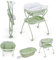 MS BabyWorld – Bubble – Bañera Ergonómica para Bebé con Patas | Cambiador Impermeable Acolchado | Cierre Compacto | Organizador | 4 Ruedas con Frenos