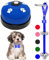 KEXIAVA 2 Pcs Dog Bells Toilet Training Dog Doorbell Dog Training Bell for Puppy Potty Adjustable Strap Dog Door Bell and Communication Device Dog Bell Cat Puppy Interactive Bell (Dark Blue)
