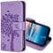 KANVOOS Funda para Xiaomi Redmi Note 9, Funda Tapa Libro Movil de Cuero PU, Ranura para Tarjeta Plegable Billetera Carcasa para Redmi Note 9 (Lavanda)