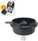 Entsafter-Set, manueller Entsafter mit Siebkorb, Safttrennung kompatibel mit TM5 TM6, Kitchen Aid Entsafter-Aufsatz für Orangen-Zitrone