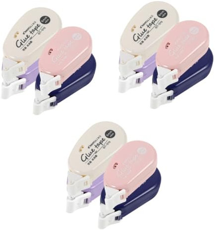 LALAFINA 12pcs Double Sided Adhesive Pad Tape for Clothes Glue Roller for Crafting Double Sided Sticky Tape