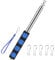 Telescopic Flag Pole, Handheld Telescopic Pole, Extendable Flag Pole Telescopic Flag Pole Festival, Portable Flag Pole for Tour Guide Teaching (blue)