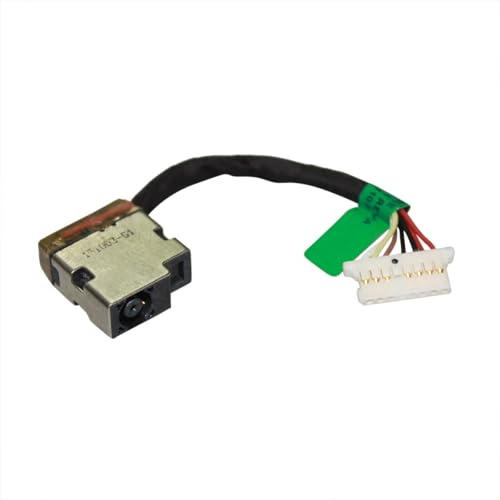 DC Power Jack Socket Kabel Ladebuchse Stecker für HP 14m-DW 14-fq 14-DV | 14-EC 15-BQ 15-BP 17M-CH 17-BY 14-cm 14T-cm 17-CH 799735-F51 799735-S51 799735-T51 799735-Y51 855995-001 933523-001