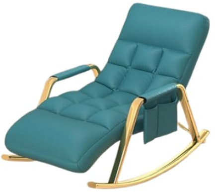 IUYIXWFP Schaukel-Relaxsessel aus technischem Stoff – umwandelbarer Schlafsessel, bequemes Einzelsitzer-Sofa für Zuhause, den Balkon und die Freizeit,B