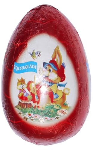 Große rote Milchschokoladeneier 200 g Ostereier (Glutenfrei)