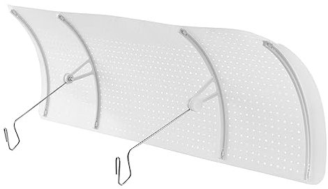 NUOBESTY 1 Pieza Parabrisas del aire acondicionado acondicionador deflector parabrisas aire acondicionado as de central as AbS blanco